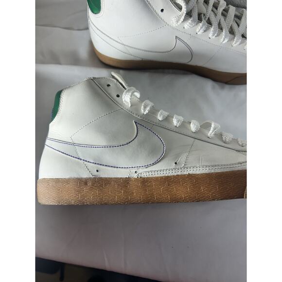 Nike Blazer High White Gum Yellow Pine Green 316664-111 men\'s size 12